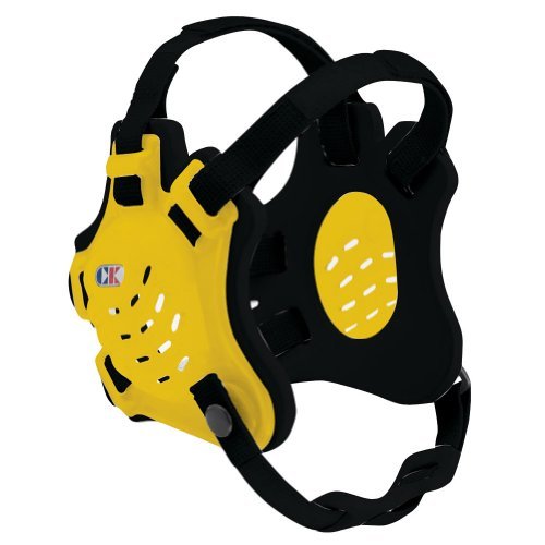 Cliff Keen F5 Tornado 4-Strap Stock Wrestling Head Gear - Light Gold/Black/Black