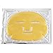 EZGO 10 Pieces 24K Gold Bio-Collagen Renewal Facial Mask, Collagen & Elastin Beauty Mask For Anti-Aging, Tighten Skin & Revitalize Skin (Gold)