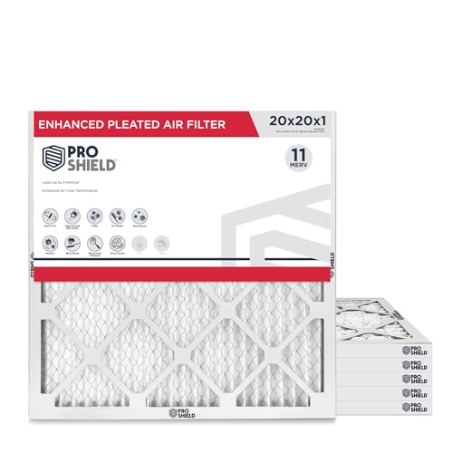 20x20x1 MERV 11 Pleated Filter 6 Pack