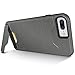 CoverON [SecureCard Series] Fit iPhone 8 Plus Case with Card Holder, iPhone 7 Plus Case, Protective Hybrid Cover with Card Slot and Kickstand for Apple iPhone 8 Plus/iPhone 7 Plus - Gunmetal Grey