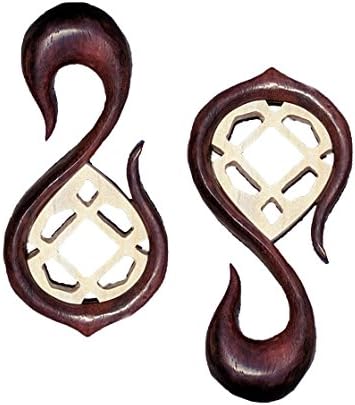 Sono Wood Hook with Crocodile Wood Lattice