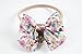 NCMAMA Baby Girls Hair Bows Headbands Floral Stretch Nylon Bands For Toddler Kids Hair Bands Pack Of 3 (Xhmjq002)