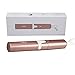 VAV 2 In 1 Mini Travel Hair Straightener And Curler Ceramic Tourmaline Coated Barrel Flat Iron Dual Voltage Rose Gold
