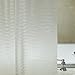 Mooxury Mildew Resistant Shower Curtain Liner with Hooks for Bathroom, EVA Bathroom Curtains, Water Proof, 72x72 Inch, White/Clear
