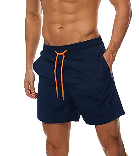Cindeyar Badeshorts Herren Kurze Badehose Schnelltrocknend Männer Sommer Swimming Strandshorts mit Verstellbarem… – Bild 3