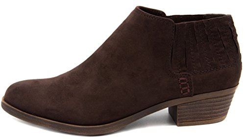 Sugar Women's Tess Ankle Bootie 8.5 Dark Brown Fx SDE