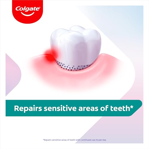 Colgate Sensitive Instant Relief Repair + Enamel Strength Toothpaste, 75ml | Enjoy hot and cold foods again with instant sensitivity relief** while helping to repair sensitive areas of teeth*