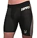 Bopper Mens Compression Shorts Black and Gray