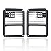 E-cowlboy Tail Light Cover Trim Guards Protector USA Flag for Jeep Wrangler JK JKU Sports Sahara Freedom Rubicon X & Unlimited 2007-2018 (Pack of 2)