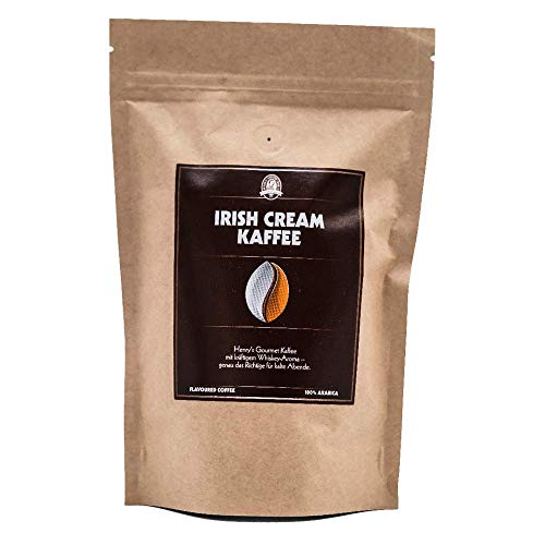 Henry´s Irish Cream Kaffee 500g - Gourmet Kaffee mit feinsten Aromen verfeinert - handwerkliche Röstung - Premium…