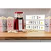 WICKED GIZMOS ® New Retro Electric Healthy Fat Free Popcorn Maker 1200w Power – Easy to Make Healthier Snack Popcorn…