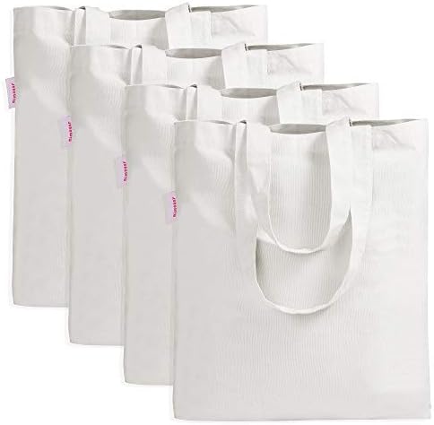 Amazon Com 4 Pieces Crafting Bag For Decorating Grocery Canvas