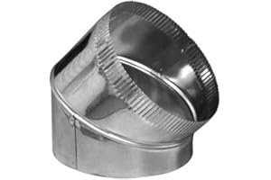 10" 45 Degree Adjustable Elbow - HVAC Duct Eblow 26 Gauge