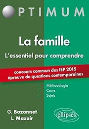 L'Essentiel pour Comprendre La Famille Concours Commun des IEP 2015 Épreuve de Q