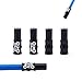 YESON Bike Brake Cable Housing End Caps Ferrules Aluminum Alloy Bicycle Shift Derailleur Cable Housing End Caps Ferrules,Black,Pack of 20thumb 4