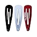 40 Pcs Candy Color 2'' Snap Hair Clips Women' Barrettes