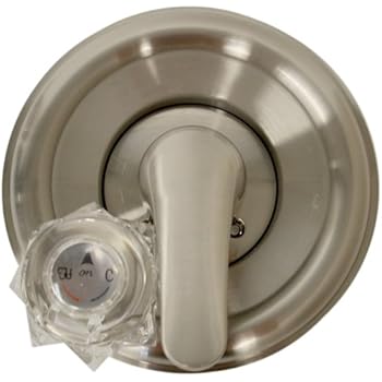 Danco 10004 Trim Kit, for Use with Delta Tub and Shower Faucets, Plastic, Brushed Nickel