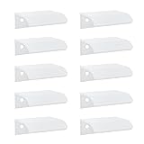 Tsnamay 10Pcs 1.97" White Arc Surface Pull,White