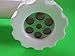 (4) New Grinding plate discs for Kitchenaid Mixer FGA Food Chopper and Meat Grinder