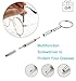 Ftojos 4 PCS Eyeglass Straps - Sunglasses String Holder Strap - Leather Glasses Chain Lanyard for Men Women and Kids - Adjustable Eyewear Retainer Cord
