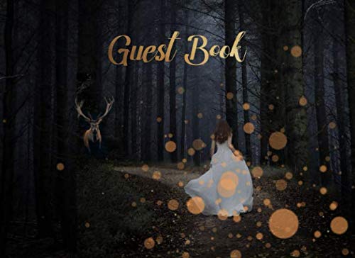 Guest Book: Enchanted Fairytale Forest Theme | For Showers, Weddings and Parties | 250 guests and th by Celestial Light Press