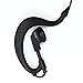 Buwico® Waterproof G Shape Earpiece Headset PTT for Motorola Talkabout Two Way Radio Walkie Talkie 1-pin (2Pack)