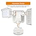LEPOWER 1500LM Solar Lights Outdoor, LED Motion Sensor Security Light, 6000K, IP65 Waterproof, Adjustable Head Flood Light with 2 Modes Automatic and Permanent on, for Entryways, Patio, Yard (White)