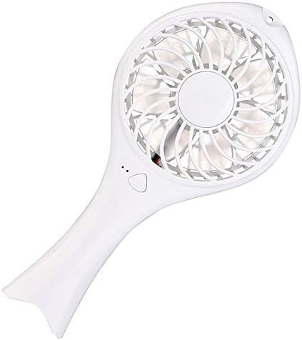 YCTA Handheld Portable Cooling Mini Fan Electric Personal Fans for Home Travel Office Kids (White)
