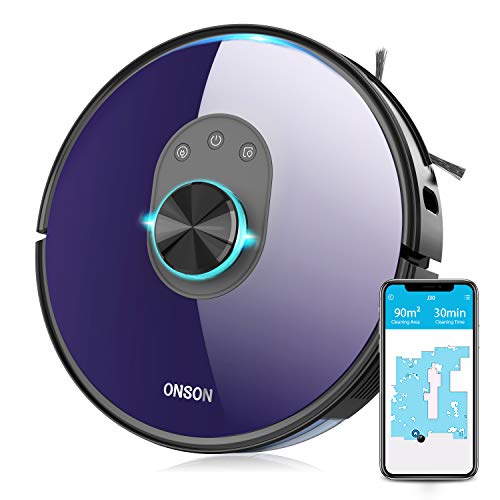 Robot Vacuum ONSON J30, 2700Pa Lidar Navigation Robotic Vacuum, NoGo