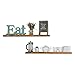 Del Hutson Designs-Rustic Pine Floating Shelves (Walnut, 36 Inch)
