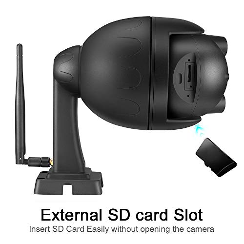 Ctronics PTZ Camera Outdoor,1080P WiFi Security IP Camera, 355° Pan 120° Tilt 4X Optical Zoom, Instant Notification of Motion Detection,165ft Night Vision, Black - Thumbnail 7