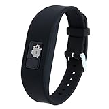 SnowCinda Silicone Replacement Bands for Garmin Vivofit Jr, Black