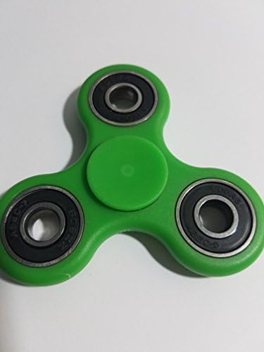 New 2017 Spintastic Hybrid Ceramic Fidget Spinner Toy for Anxiety ADD ADHD (Green with Black Bearings) Includes Fast