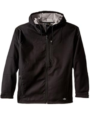 Men's Big Bonded Canvas Softshell Jacket with Hood