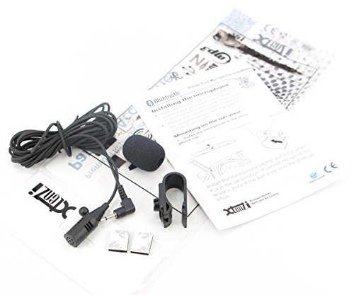 Xtenzi External Bluetooth Microphone Mic Assembly For Alpine Car DVD Navigation