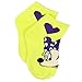 Minnie Mouse Toddler Girls 6 pack Socks (4-6 Toddler (Shoe: 7-10), Neon Hearts Quarter)