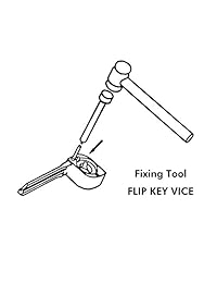 Ronben Car Flip Key Vice Fixing Pin Remove Tool FOR car door key Repair THE key repair