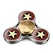 TOOBOM Metal Fidget Spinner Long 3 Minutes, Quality Bearing Quiet Fidget Toy Stress Reducer Hand Spinner Tri Spinner for Kids Children Adult