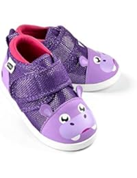 ikiki Squeaky Shoes for Toddlers w/Adjustable Squeaker (7, Patty Potamus)
