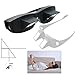 Genmine Horizontal Lazy Glasses High Definition Glasses Prism Periscope Lie Down Eyeglasses for Reading and Watch TV in Bed Unisex