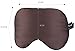 Natural Silk Eye Mask includes 2 Pair of Earplugs – Adjustable Sleep Mask for Men & Women, Large Soft Breathable Sleeping Blindfold – A Must Sleep Aid for Home or Travel!(Brown)