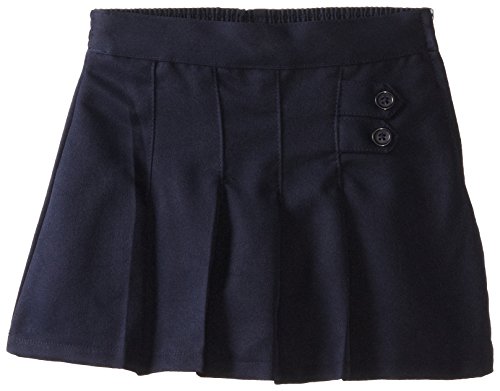 (4717) Genuine School Uniforms Girls 2 Tab Pleated Scooter Skort (Sizes 4-16) in Navy Size: 6