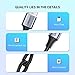 UGREEN USB-C to USB A Cable Charger Type C Fast Charging Braided 2 Pack Compatible for Samsung Galaxy S21 S20 Z Flip Z Fold Note 20,iPad Mini 6 Air 4, PS5 Controller, LG V60 (6FT)