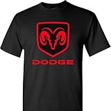 Dodge Ram Logo on a Black T Shirt