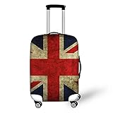 FOR U DESIGNS 26-30 Inch Unisex Women Men UK Flag Personalized Luggage Suitcase Covers