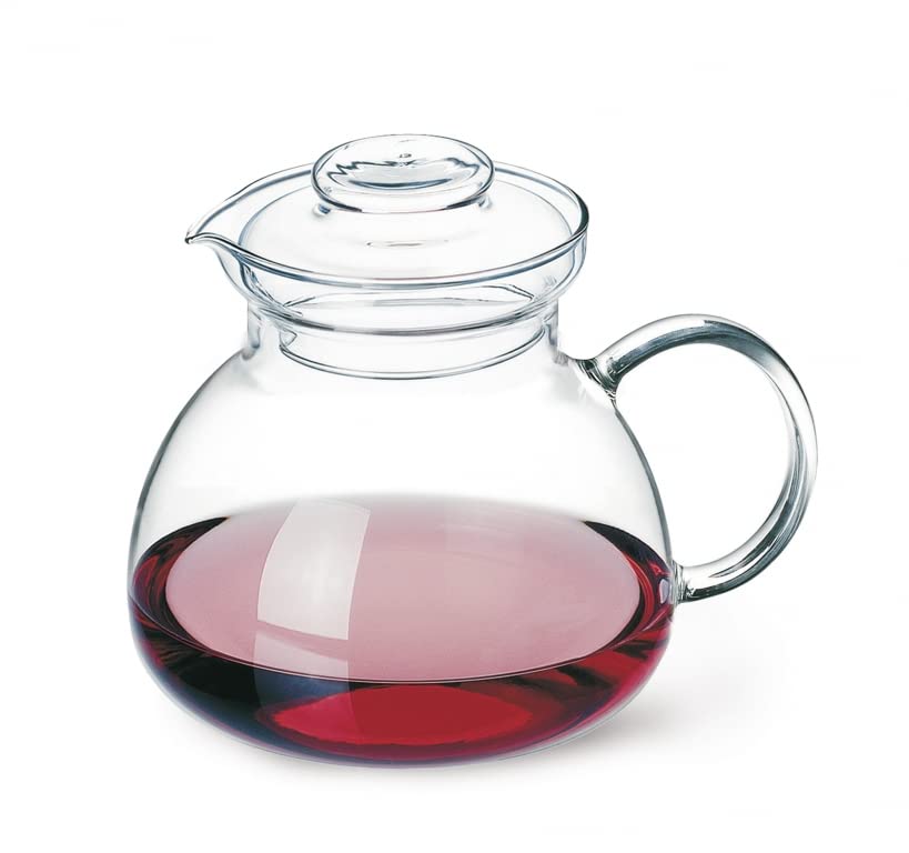 Simax Glassware Clear Glass Pitcher | 2.1 Quart. Borosilicate Glass Microwave And Dishwasher Safe Simax Glassware Clear Glass Pitcher | 2.1 Quart. Borosilicate Glass Microwave And Dishwasher Safe