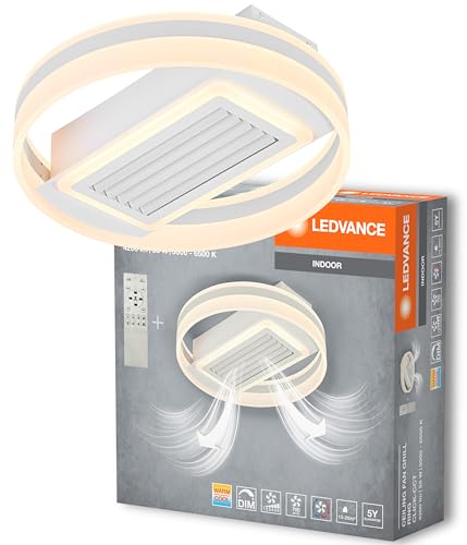 LEDVANCE Ceiling lamp/Circular Fan; 55W; CCT; IP20 for Indoors; White; dimmable