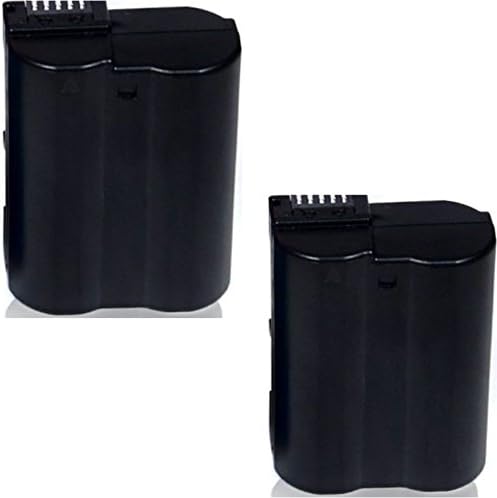 2 Replacement Nikon EN-EL15 ENEL15 Batteries Pack for Nikon D7000,D800, D800E, D7100, D7200, D750, 1 V1 DSLR Cameras