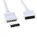 RGBZONE 2 Pack 5 Pin 1 to 2 Female LED RGBW/RGBWW Splitter Connector Cable with 6 Free Male 5 Pin Plugs