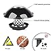 Yofidra Bathtub Stopper Drain Hair Catcher 2-in-1,Prevent Hair Clogs, Black,1PCS